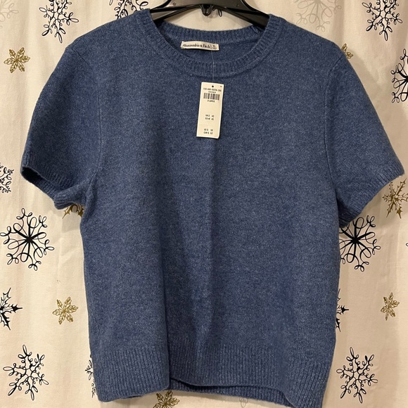 NWT Abercrombie & Fitch Crew Sweater Tee XL - Picture 4 of 8